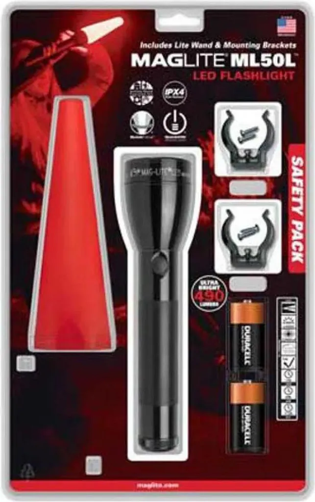 Maglite ML50 LED Lampe de Sécurité Noire Haute Performance Durable