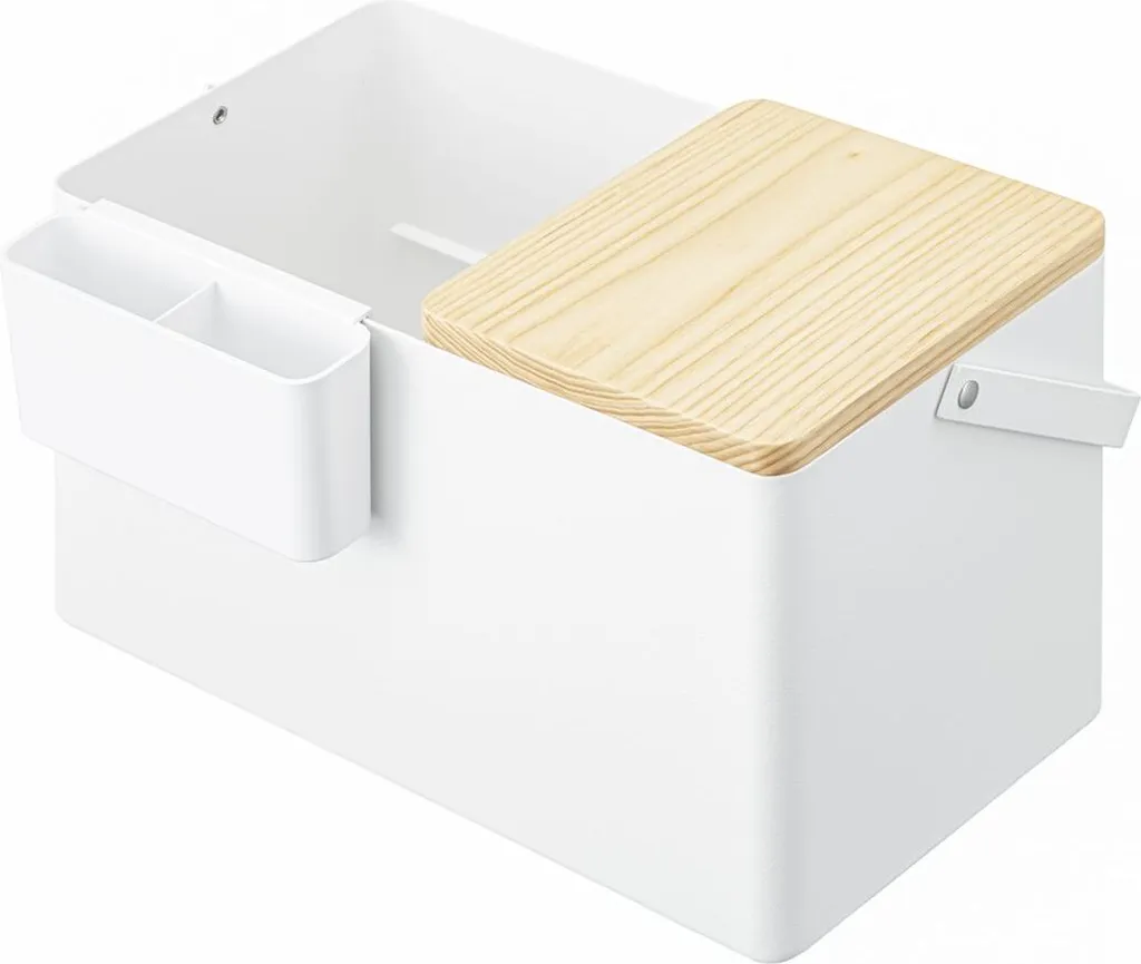 Vanity Case Fixe pour Maquillage Tower Blanc avec Miroir de Table Chic - 5