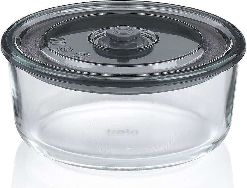 Lebensmittelbehälter, Lunchbox, mit Deckel, rund, 0,7 L, Produktbild 