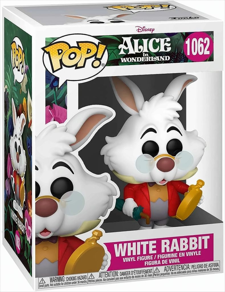 Funko POP Disney: Alice 70° - Coniglio bianco con orologio Immagine del prodotto 