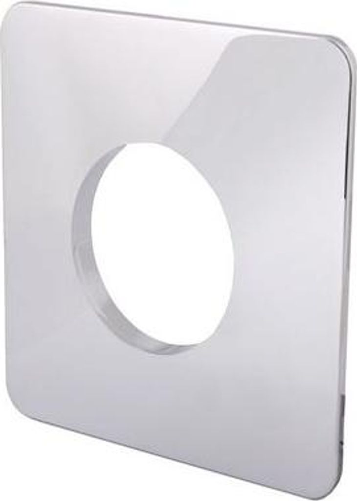 JS Krycí růžice 140 x 140 mm, KS chromovaná - typ AR-CR, Obrázek produktu 