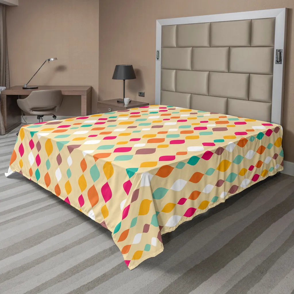 Lenzuolo Matrimoniale ABAKUHAUS Beige 266x260 cm - Morbido e Resistente
