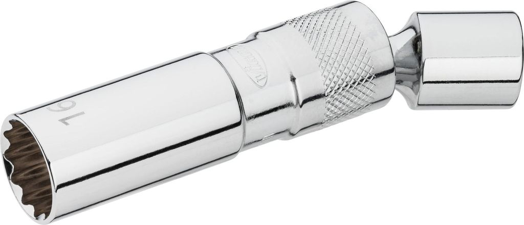 VIGOR Zündkerzen-Einsatz V7002-16 3/8" Außen Doppelsechskant Profil SW 16 mm