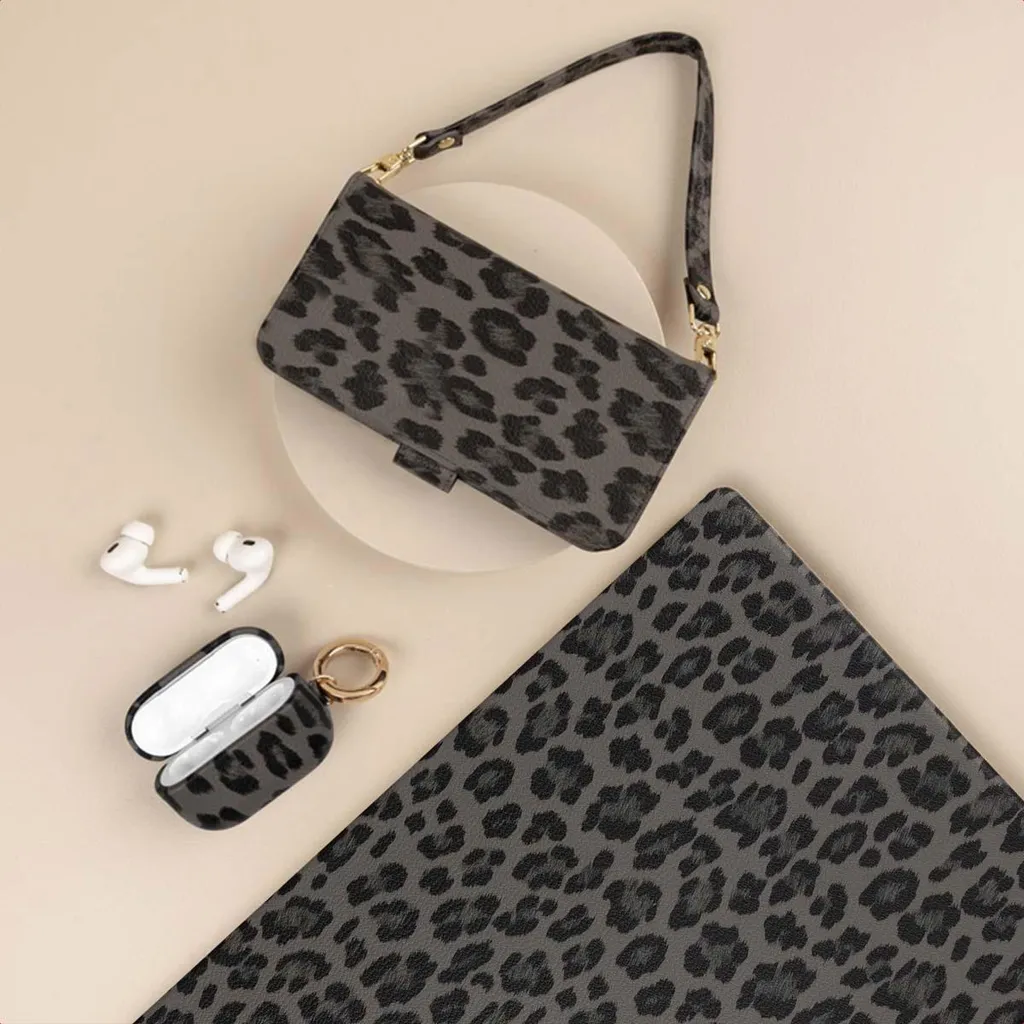 Custodia a Libro iPhone 16e Selencia Sabi | Nera Leopardata Elegance - 9