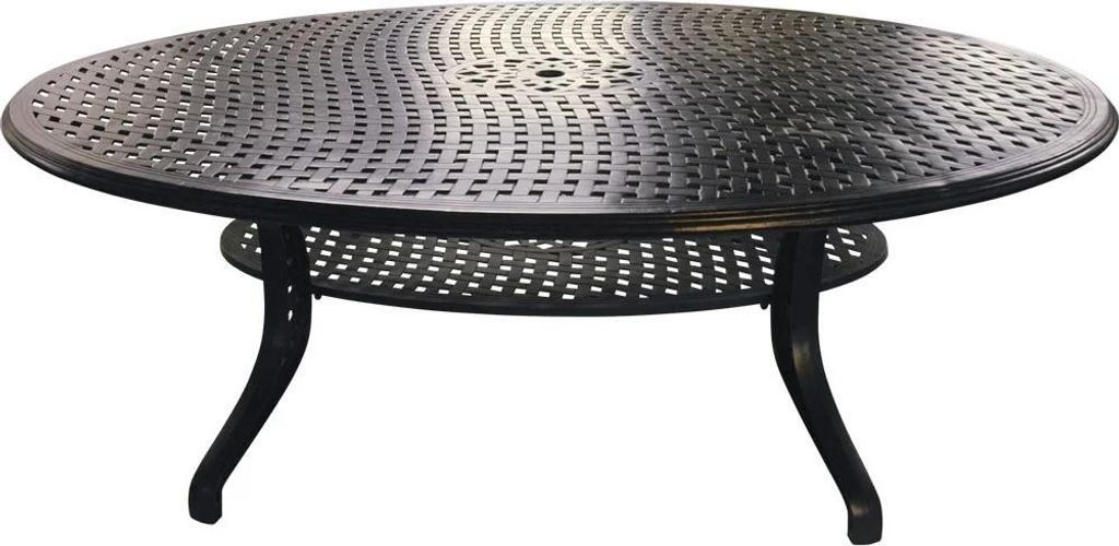 Lesli Living Tisch "King`s Cross" oval schwarz
