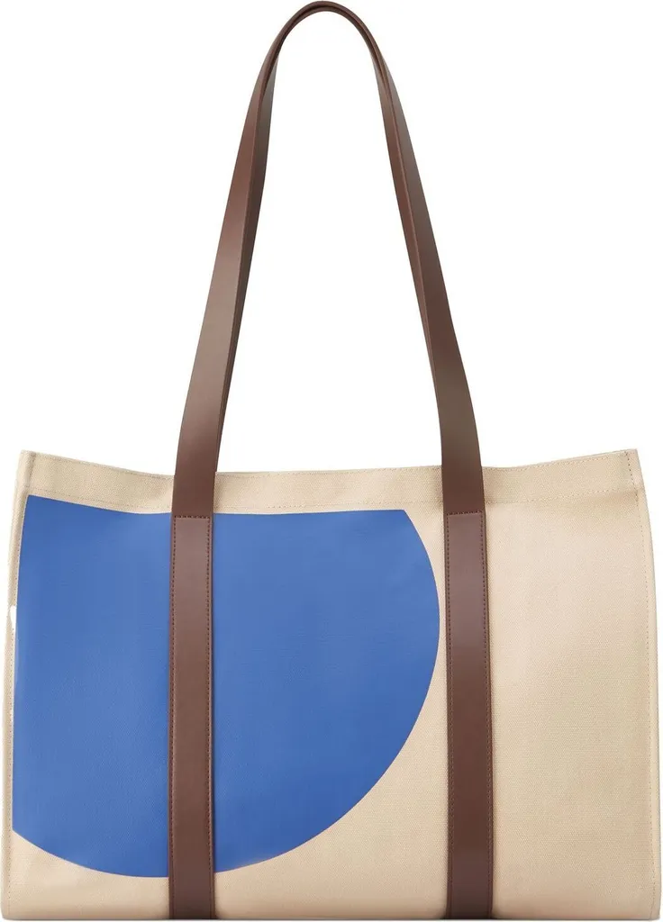 DELSEY PARIS Calanque Sac Shopper Klein Blue et Beige - Style Élégant