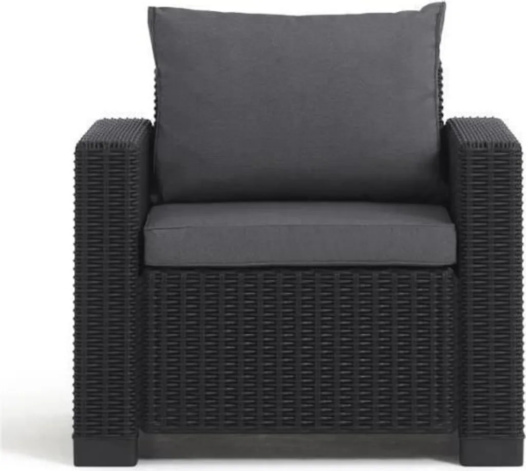 Ensemble Lounge Extérieur California Keter Résistant Intempéries 4 Places - 9