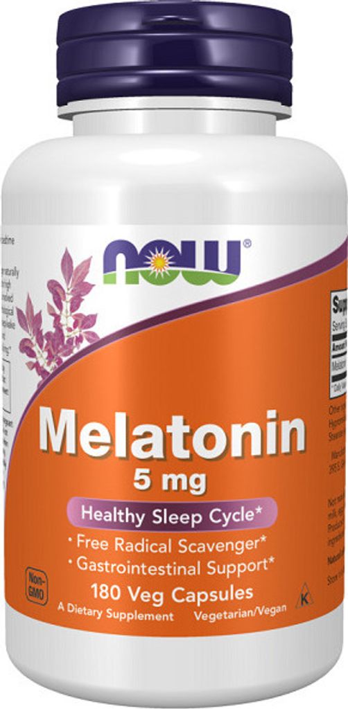 Melatonin 180 pflanzliche Kapseln Now Foods