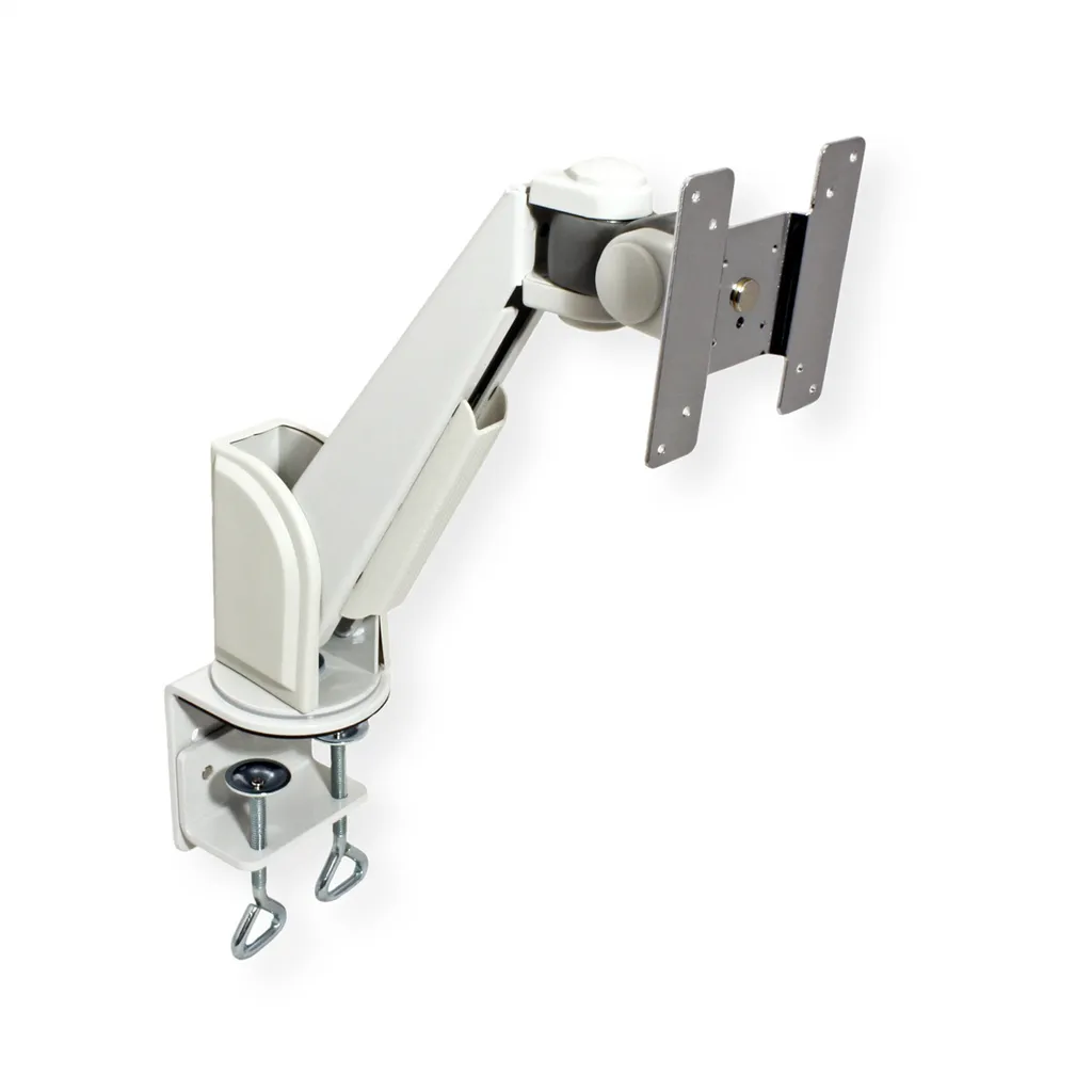 Support d'écran orientable à double montage pince et vis murale