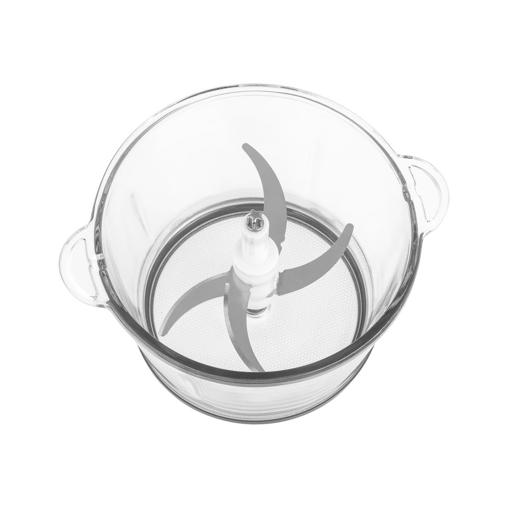 Trituratore da cucina, Teesa, Vetro, Metallo, Trasparente, Immagine del prodotto 