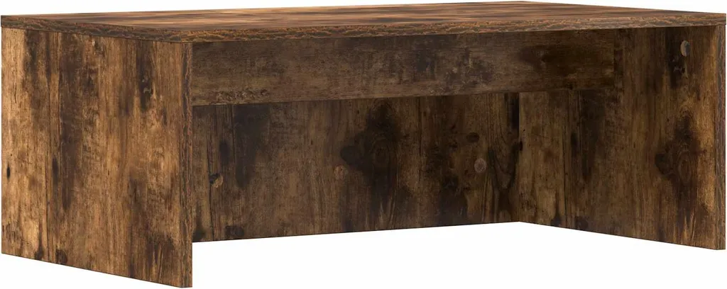 vidaXL Tavolo da parete in rovere fumé 80 x 45 x 30 cm materiale a base di legno