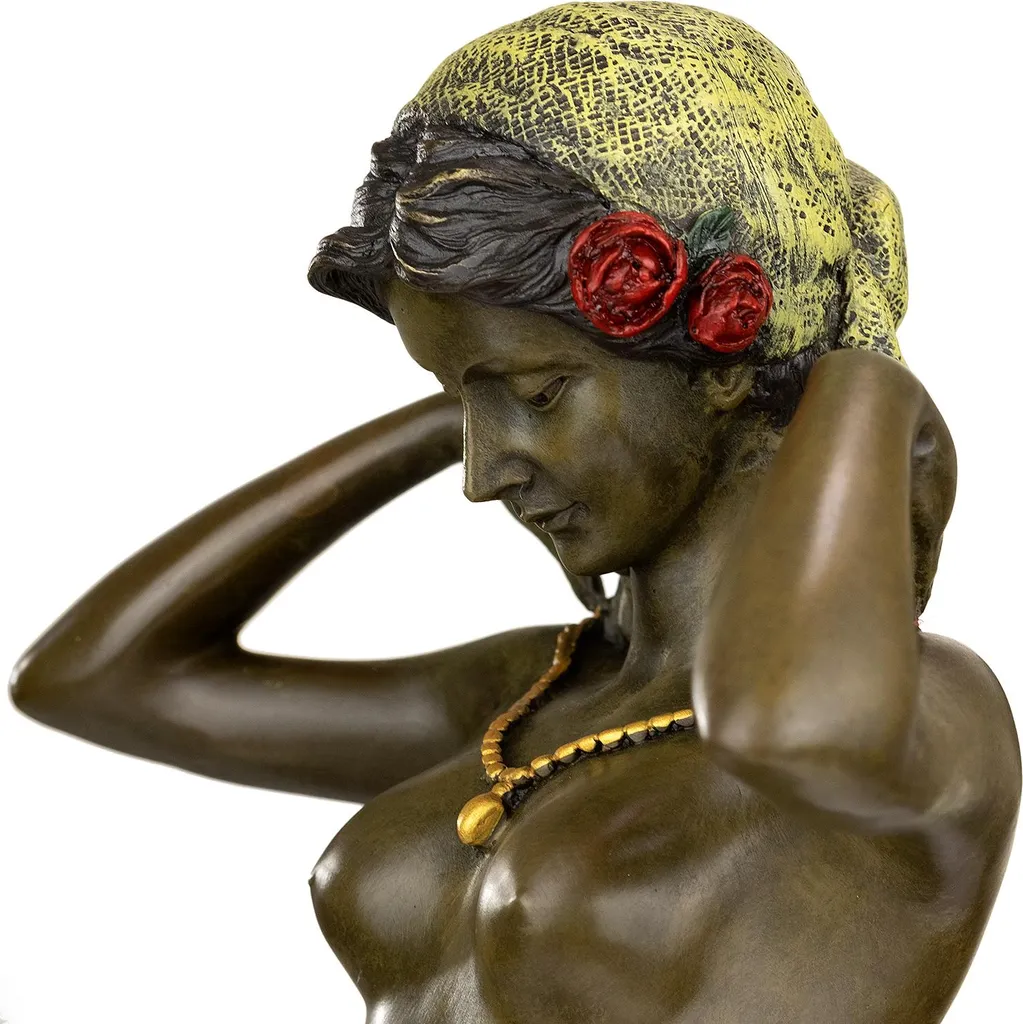 Statue Bronze Moritz Nouvelle Chaîne - Décoration Stable et Durable - 8