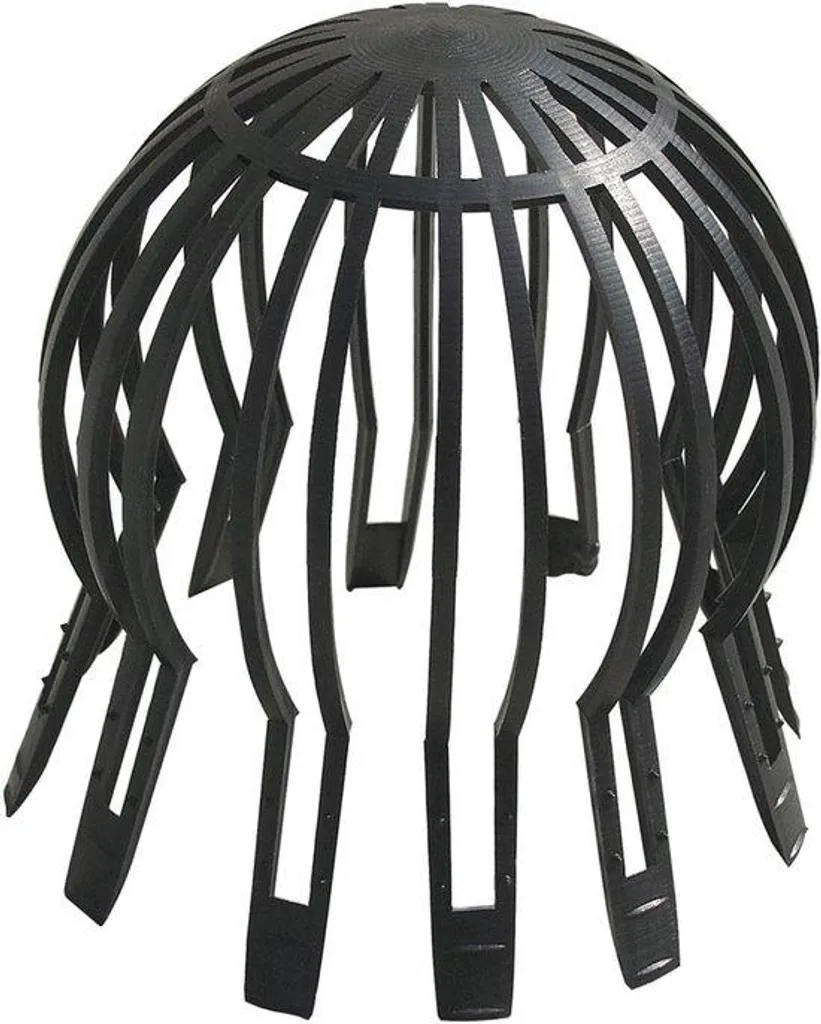 Protection de toiture flexible noire Ø 75-125 mm pour conduit de toit
