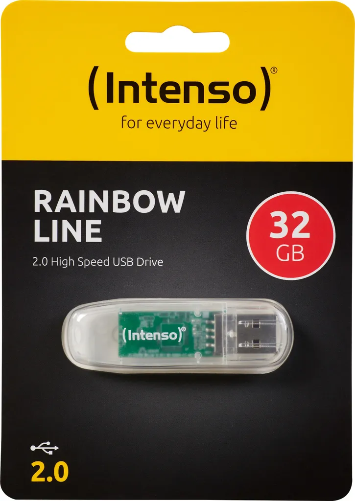 Intenso USB-Stick 32GB 2.0 Linea Arcobaleno trasparente - 3