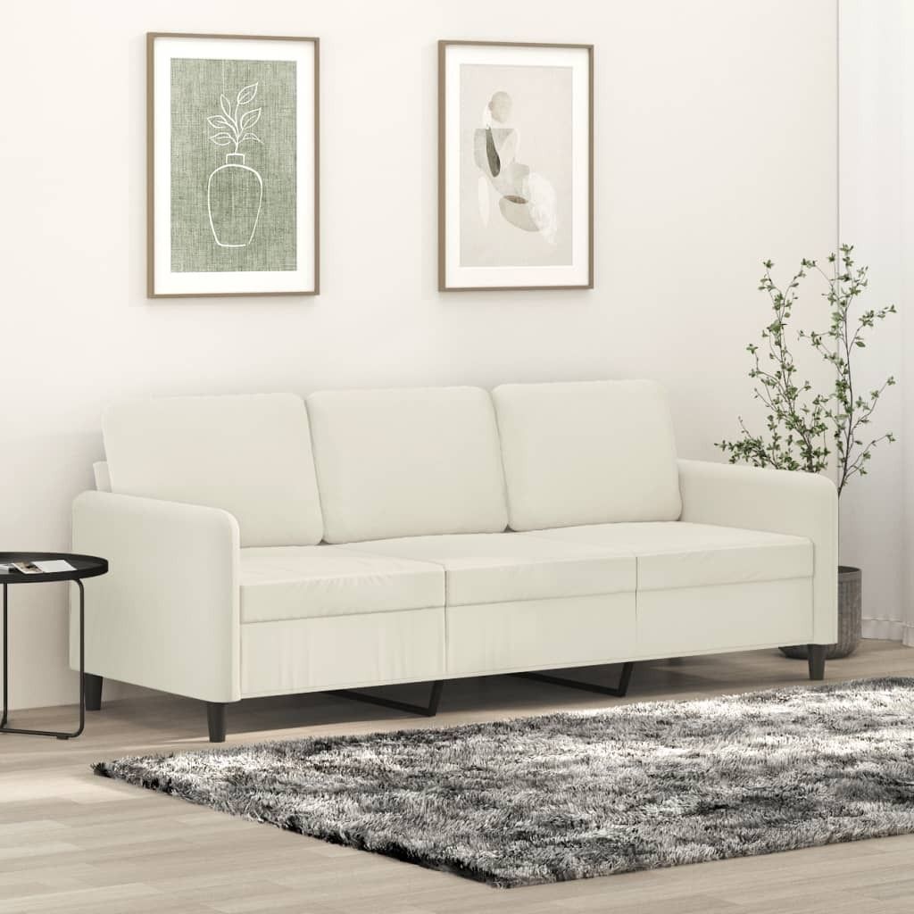 "2026 Promotion" 3-Sitzer-Sofa - Polstersofa - Creme 180 cm Samt - Klassische Sofas CC21844