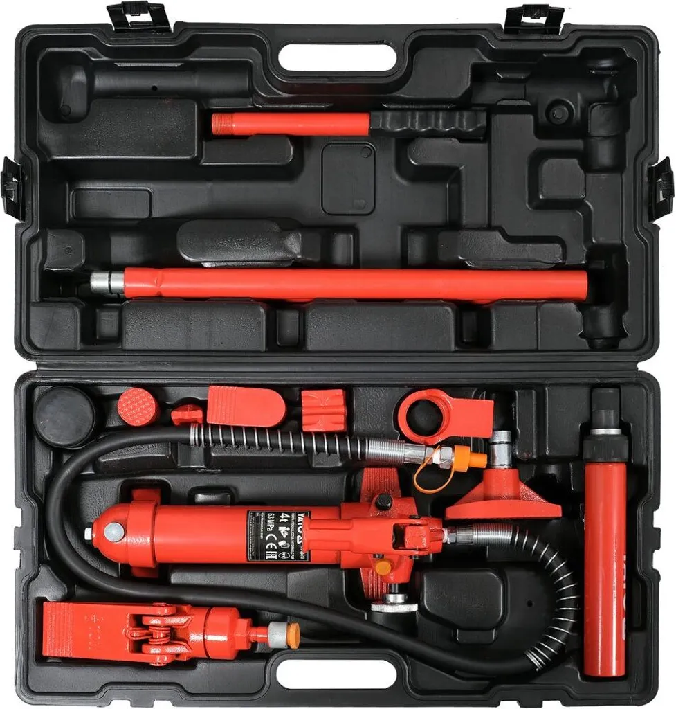 Kit hydraulique 4 tonnes pour débosselage et redressement de châssis plié