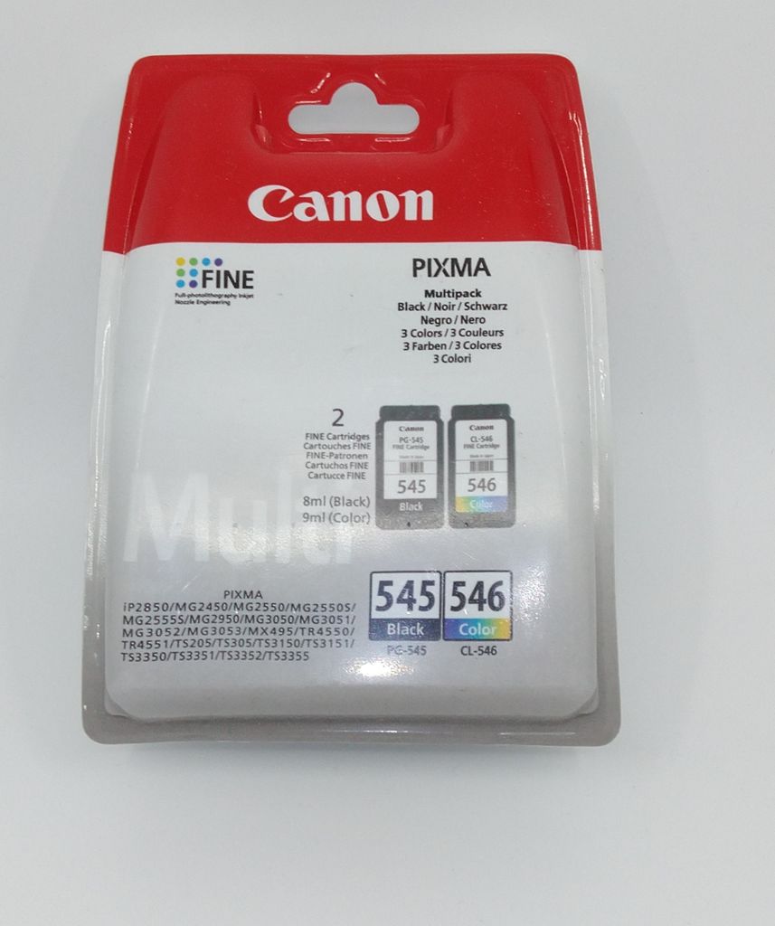 Canon 8287B006 PG-545CL546 Wkład z głowicą drukującą Zdjęcie produktu 2