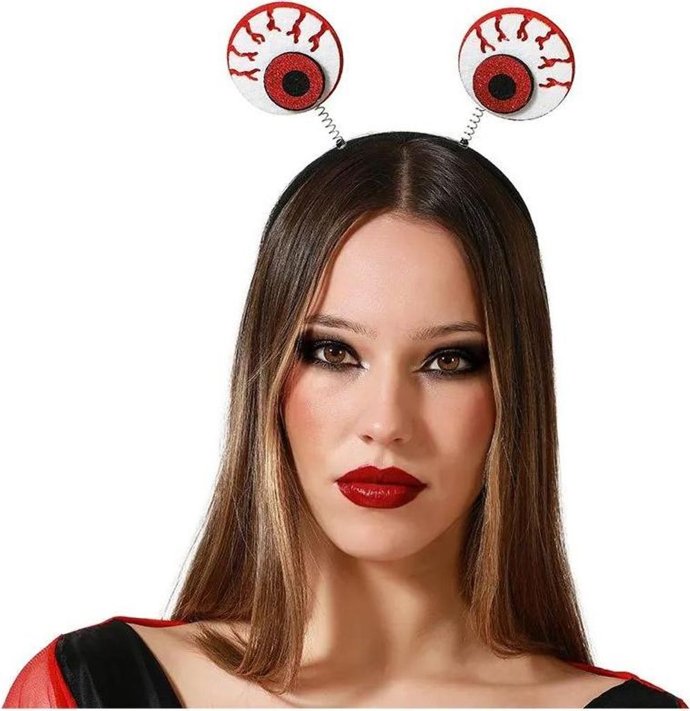 Atosa Halloween Augen Diadem Rot Rot One Size