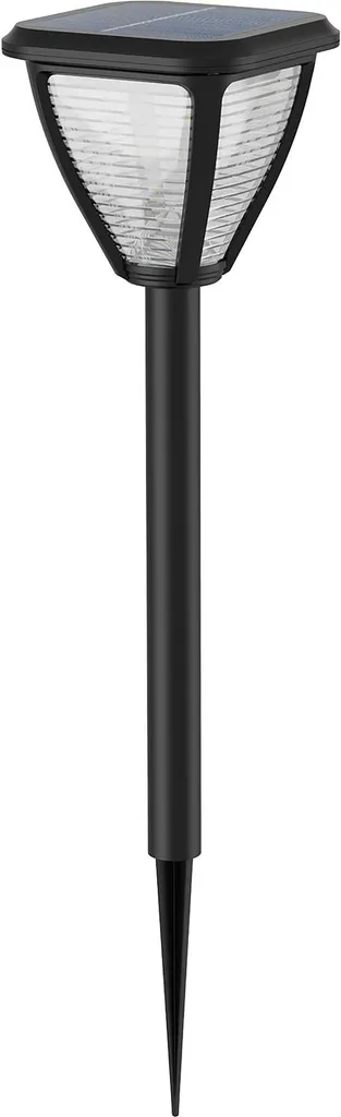 Vapora Lampe de jardin Solaire LED 200lm Noir - Éclairage Extérieur