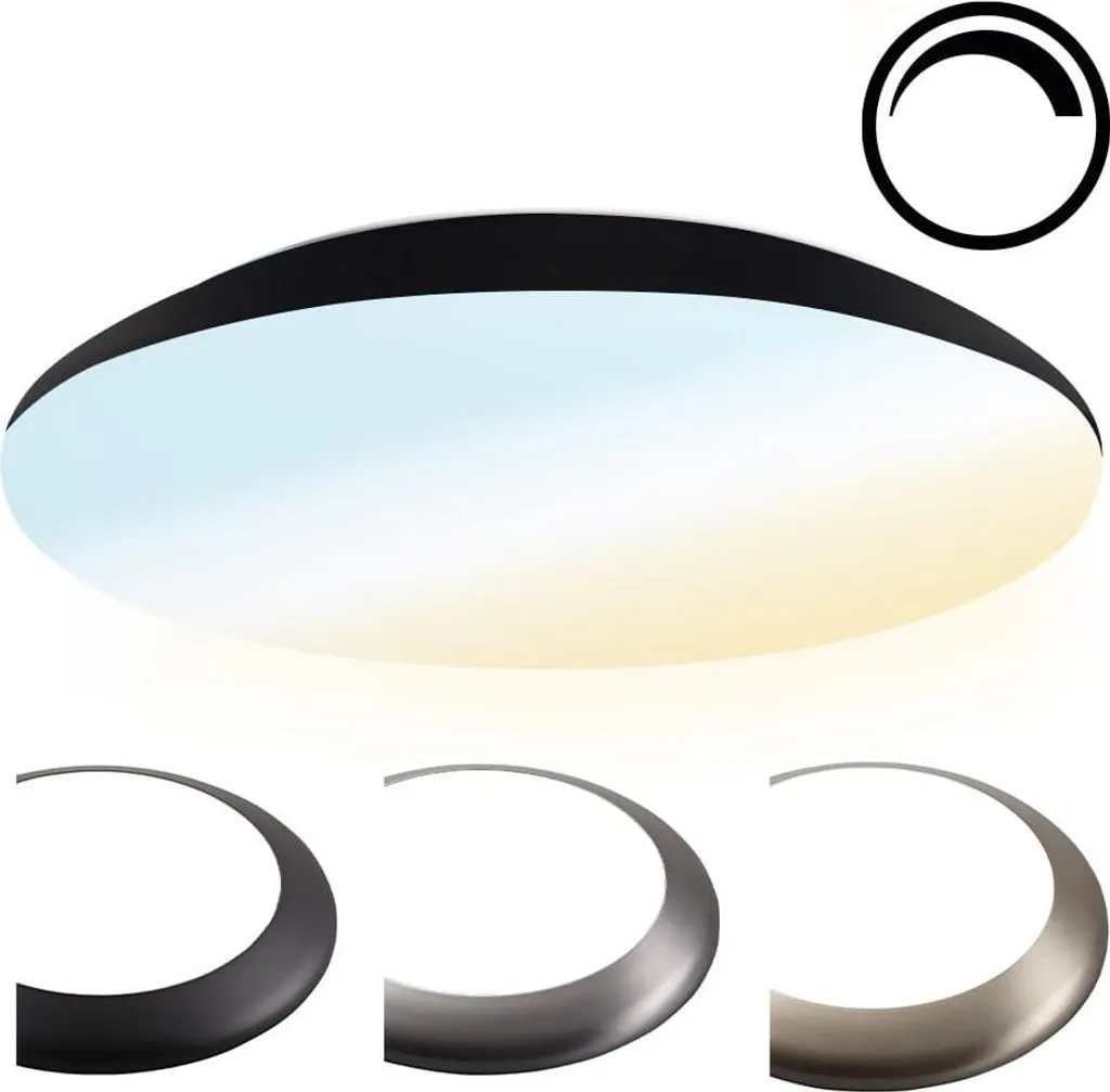 Luminaire Plafonnier LED Étanche IP65 avec Teinte de Blanc Ajustable