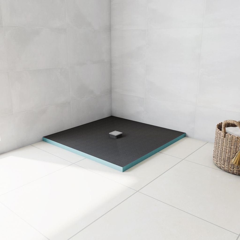 Duschspa 90x90x4cm Duschwanne Wasserdichte XPS Produktbild 