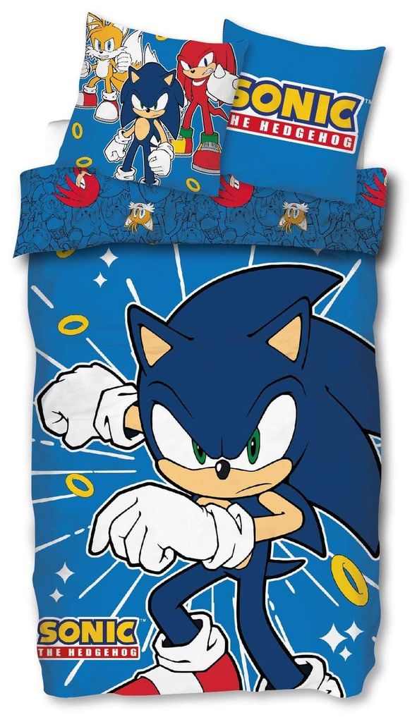 Sonic the Hedgehog - Wende-Bettwäsche-Set, 135x200 & 80x80 Produktbild 