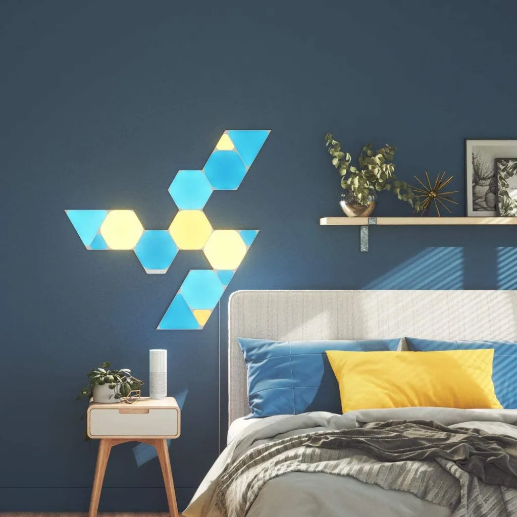 Kit extension Nanoleaf Shapes triangles connectés et tactiles - 14