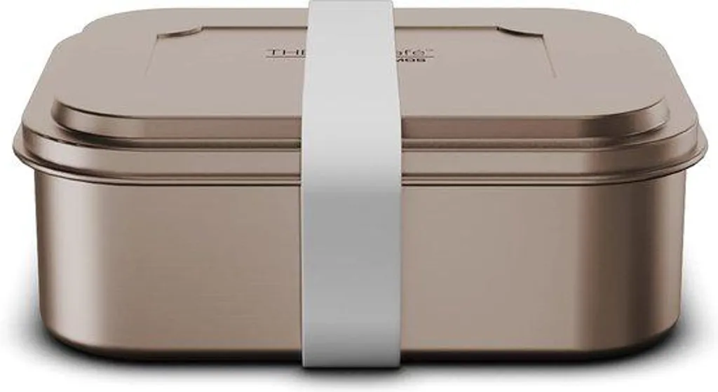 Gamelle inox 0,80 l pour déjeuner au bureau, pratique et sans étain