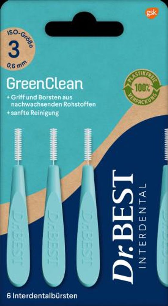 Dr.Best Interdental Green Clean gr.3 6ks Obrázek produktu 