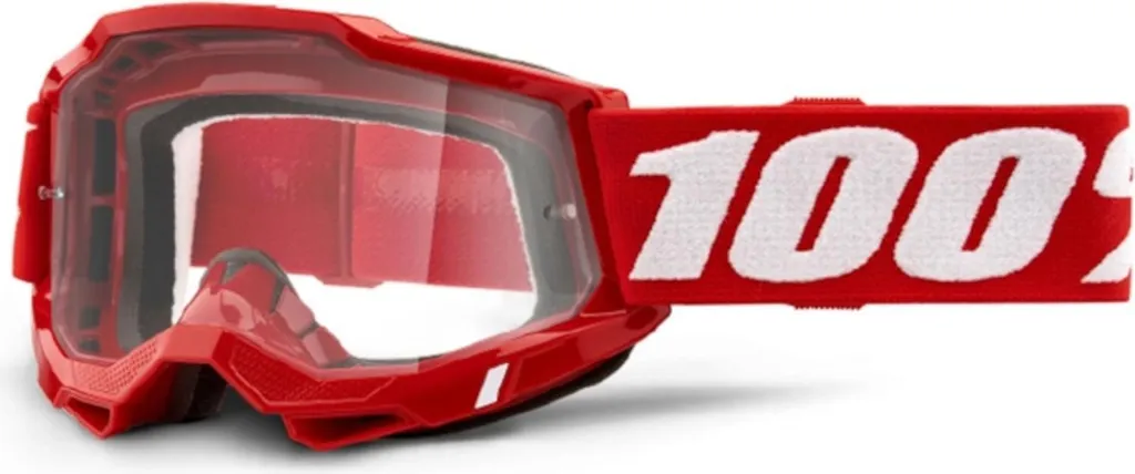 Lunettes Cross 100% Accuri 2 OTG Rouge avec Écran Clair Anti-Buée