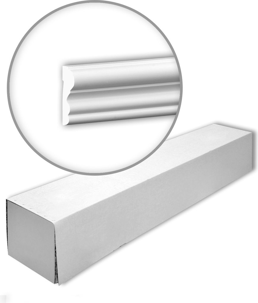 Profhome 651400 Wand- und Friesleisten 1 Karton SET mit 24 Zierleisten | 48 m