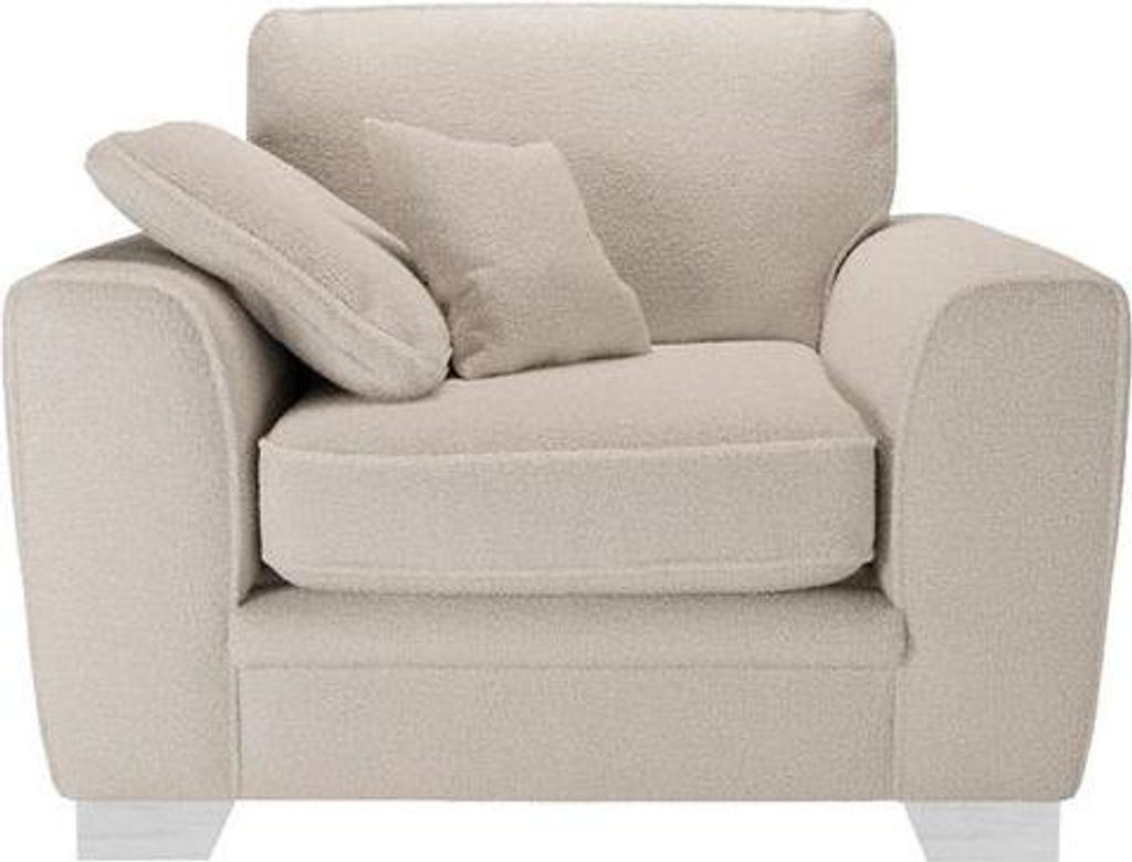 Sessel Ronay-Teddy latte-white