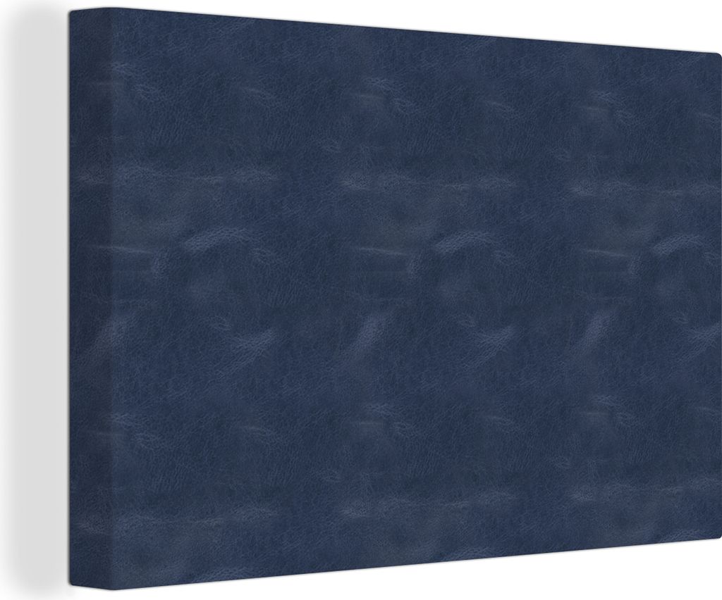 OneMillionCanvasses - Leinwandbilder - 150x100 cm, Leder - Blau - Tiere, Wandbilder Kunstdruck Wanddekoration - Foto auf Leinwand - Gemälde auf ...