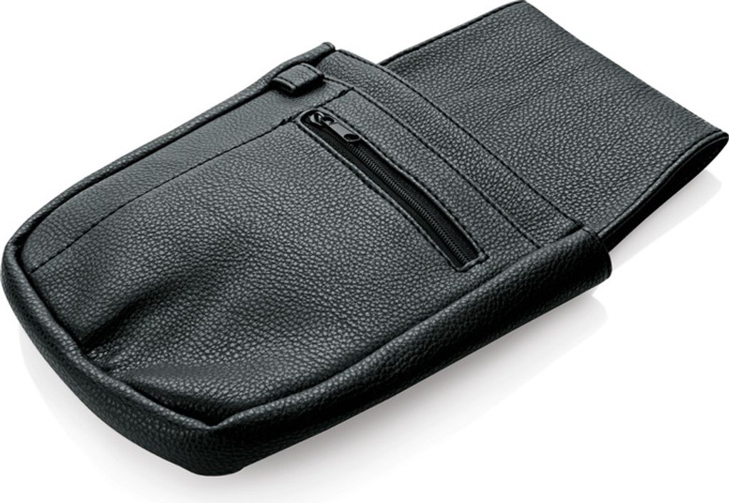 12x Revolvertasche Kellnertasche schwarz Kunstleder