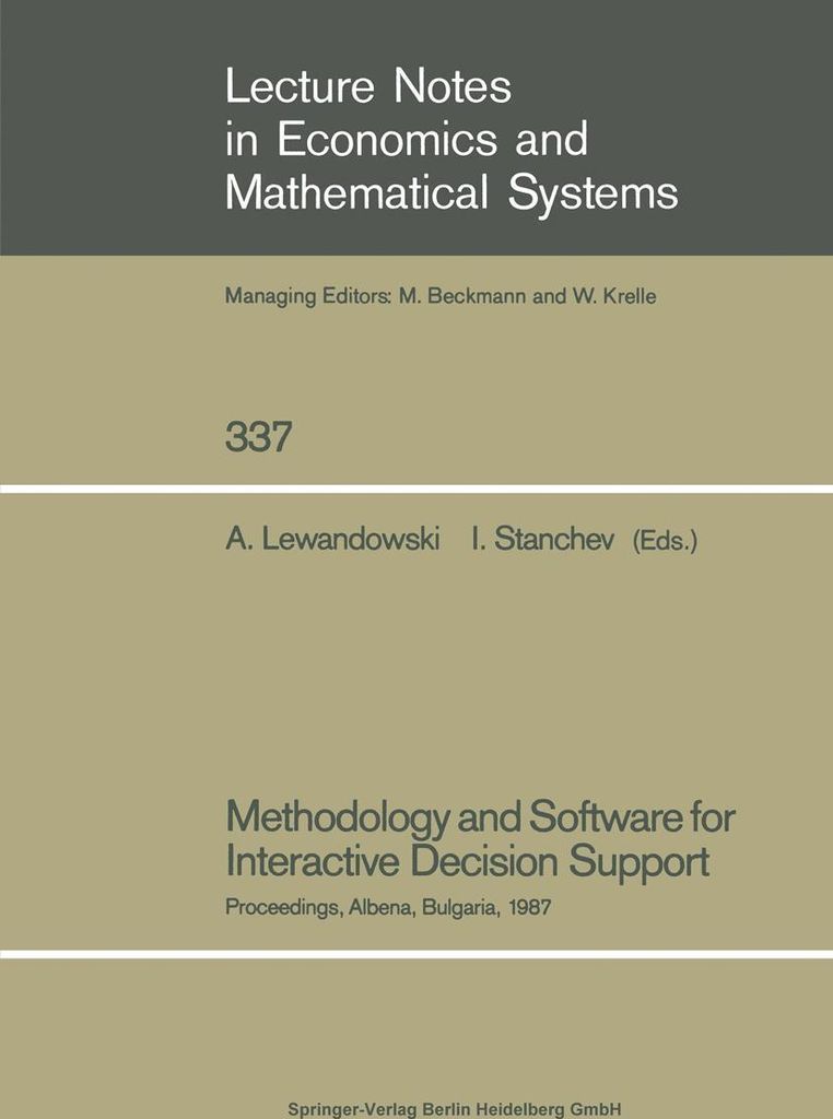 Methodology and Software for Interactive Decision Support