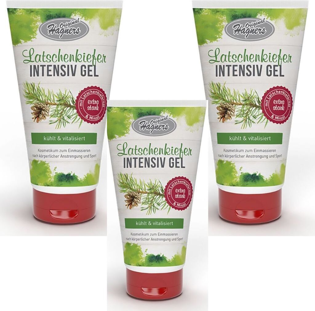 3x 150 ml Original Hagners Latschenkiefer Intensiv Gel, 150 ml