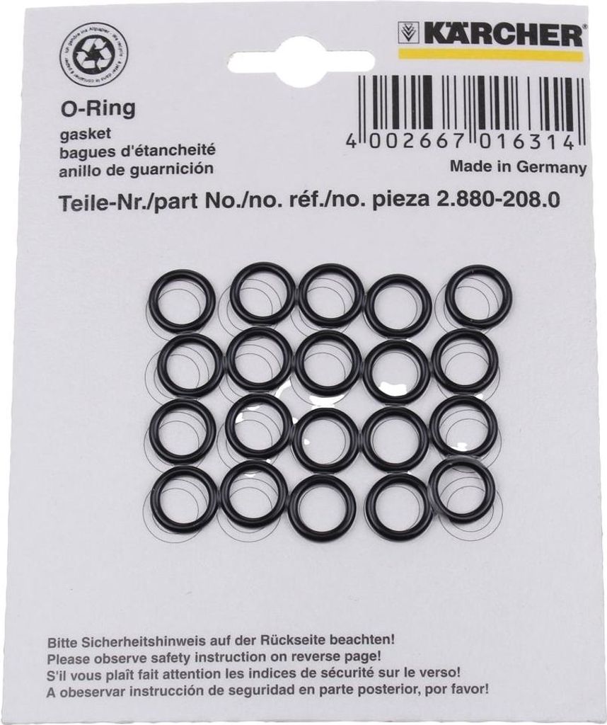 KARCHER - O-Ring-Satz 20-teilig - 28802080