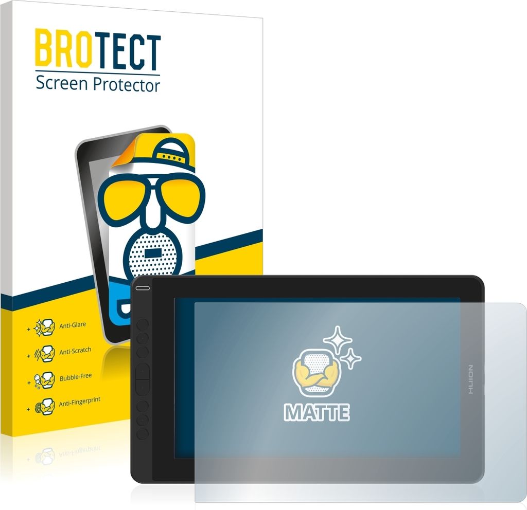 BROTECT Schutzfolie für Huion Kamvas 13 Displayschutz Displayschutzfolie Folie Matt Entspiegelungsfolie