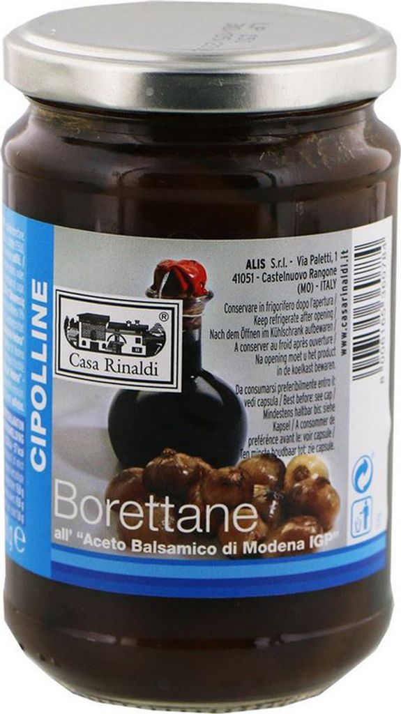 Borettane Zwiebeln in Balsamico di Modena süß saurer Geschmack 300g