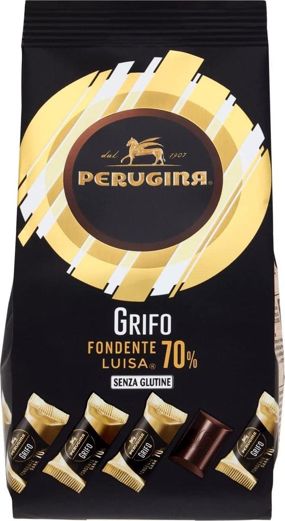 3x Grifo Perugina Fondente Luisa Extra 70% dunkle italian Schokolade kakao 200g