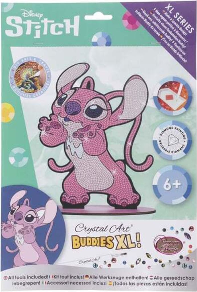 Disney Stitch - Crystal Art - Kamaráti XL - Anjel Obrázok produktu 3