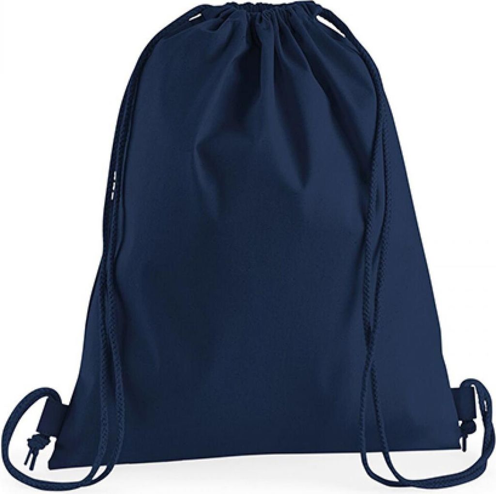 Westford Mill W210 | Premium Baumwolle Gymsac / 37 x 46 cm - Farbe: French Navy - Größe: 37 x 46 cm