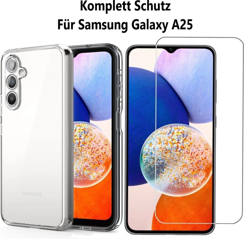 Schutzhülle für Samsung Galaxy A25 mit Kameraschutz TPU Produktbild
