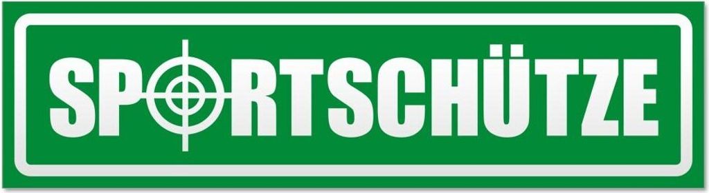 Kiwistar - Autoaufkleber - Grün - 45 x 12 cm - Sportschütze invertiert - Hinweis Aufkleber Sticker für Auto, Kfz, Fahrrad, PKW, LKW