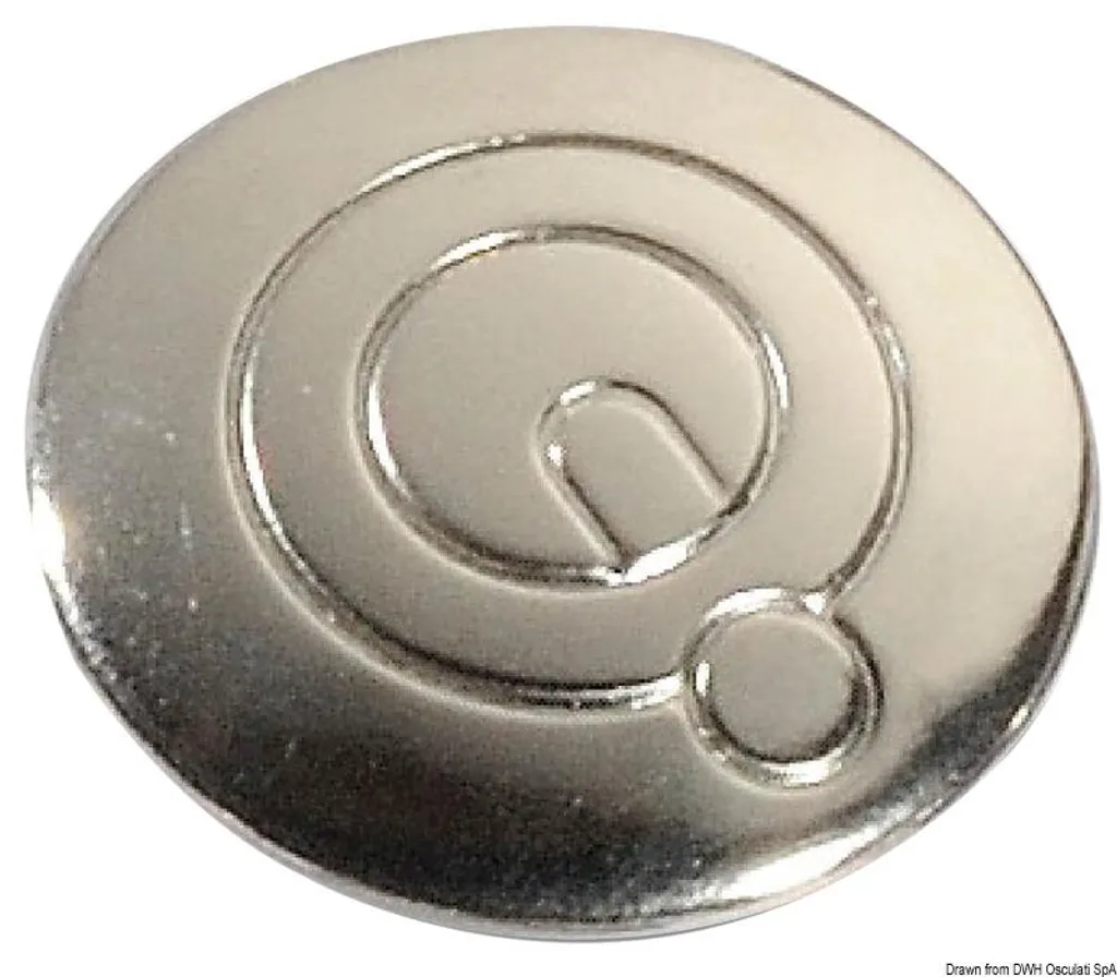 Bouton-pression métallique Q-CAP A/6-2 haute résistance en lot de 1