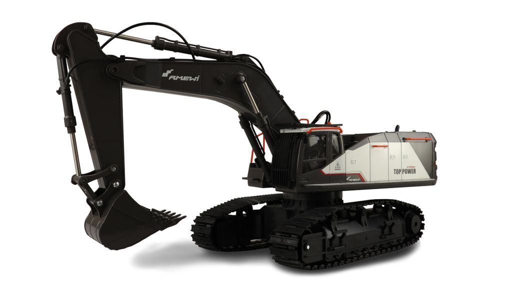 Amewi RC Raupenbagger ACV730 V2 1:14 RTR weiß            Produktbild 