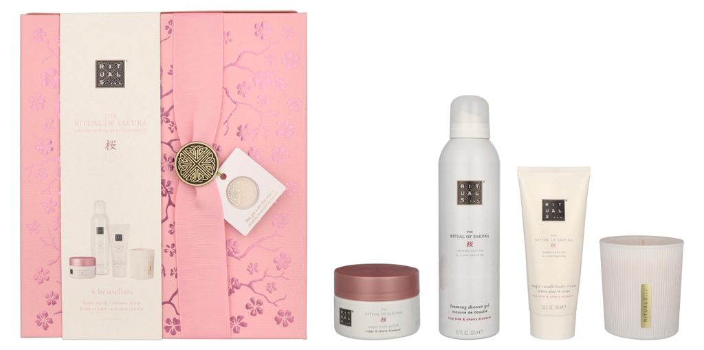 Körpercreme 100 ml / Duftkerze 140 g / Körperpeeling 125 g Produktbild 