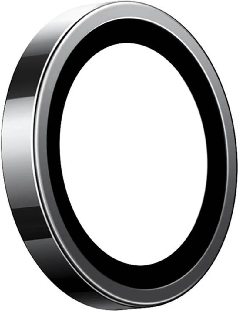 OAproda Protezioni Per Obiettivo Fotocamera Per IPhone 16/16 Plus – 2 Pezzi In Vetro Temperato 9H E Lega Di Alluminio – Bordo Nero Antiurto, Anti-impronta – Design Integrale Rosa - 2