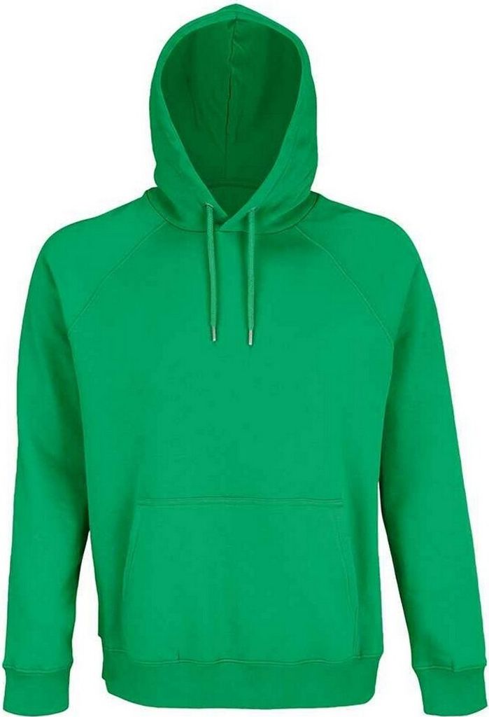 SOLS - "Stellar" Kapuzenpullover, Baumwolle aus biologischem Anbau für Herren/Damen Uni PC4505 (XS) (Frühjahrsgrün)