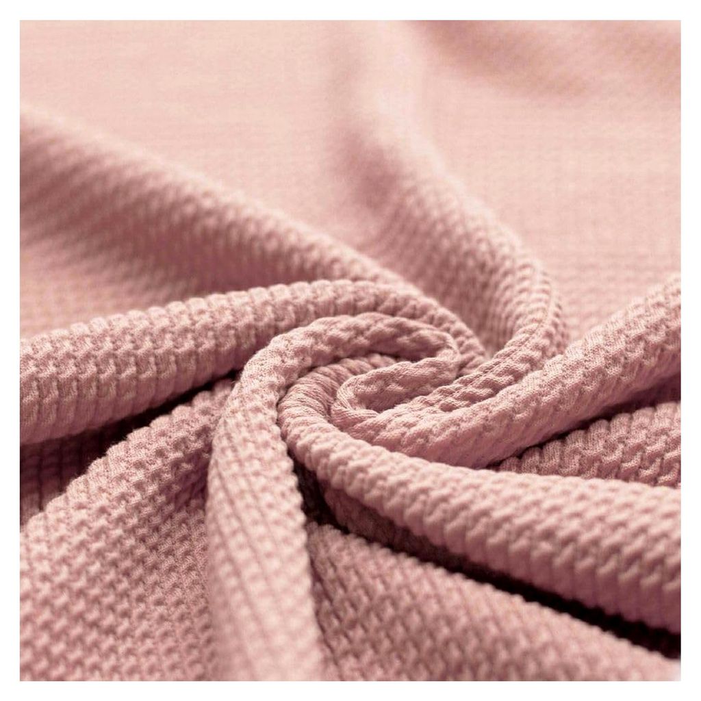 Mini Zopfmuster Jersey | | für Bekleidung | ab 50 cm | Meterware (nude)